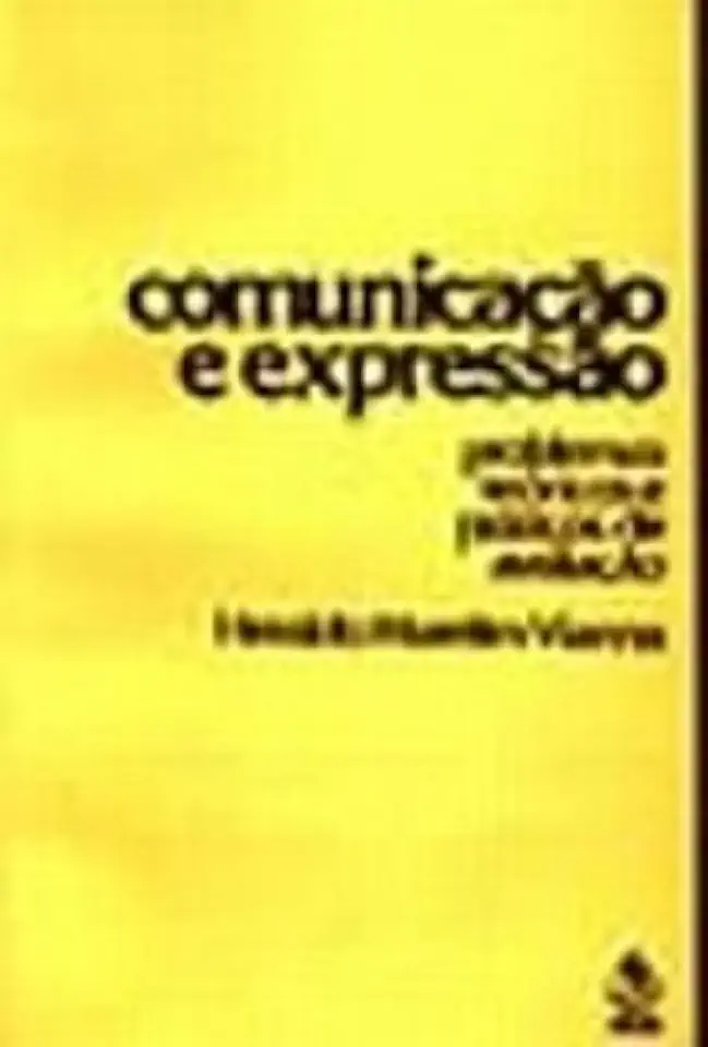 Capa do Livro Comunicação e Expressão - Heraldo Marelim Vianna