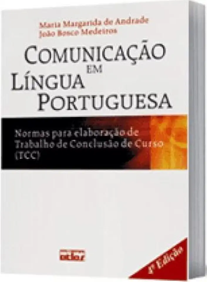 Capa do Livro Comunicação Em Língua Portuguesa - Maria Margarida de Andrade e João Bosco Medeiros