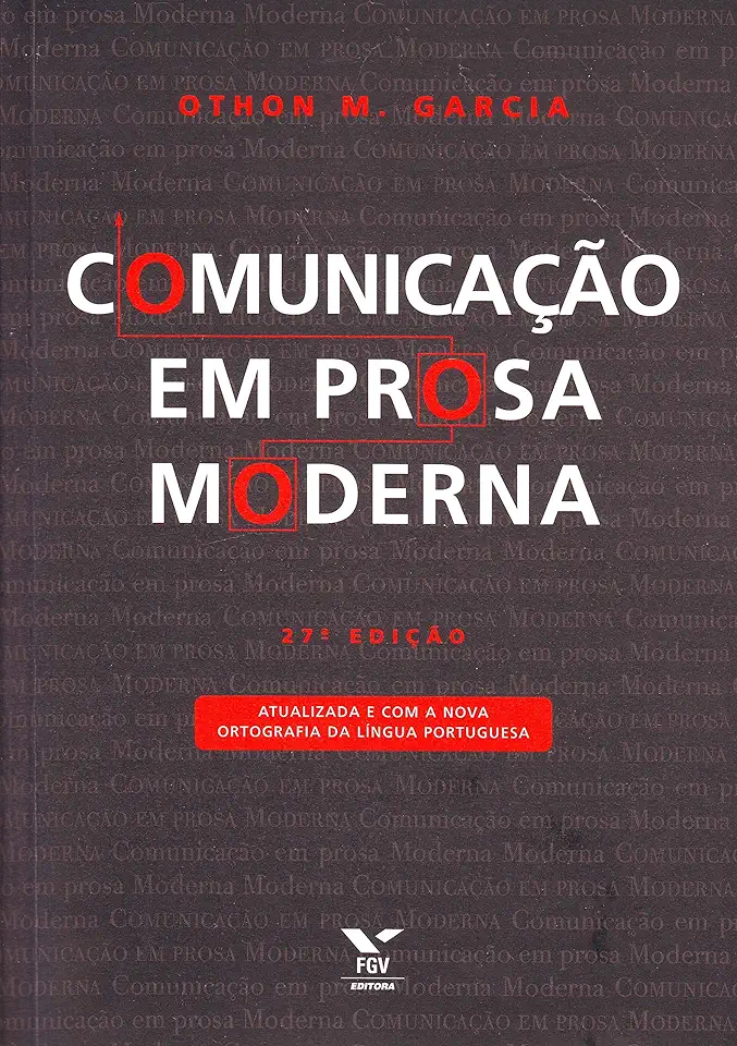 Capa do Livro Comunicação Em Prosa Moderna - Othon M. Garcia