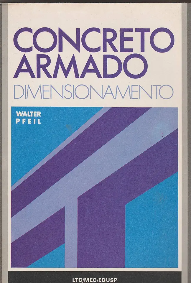 Capa do Livro Concreto Armado Dimensionamento - Walter Pfeil