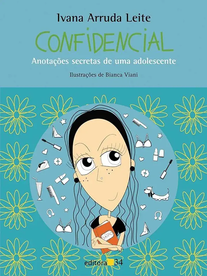 Capa do Livro Confidencial - Anotações Secretas de uma Adolescente - Ivana Arruda Leite