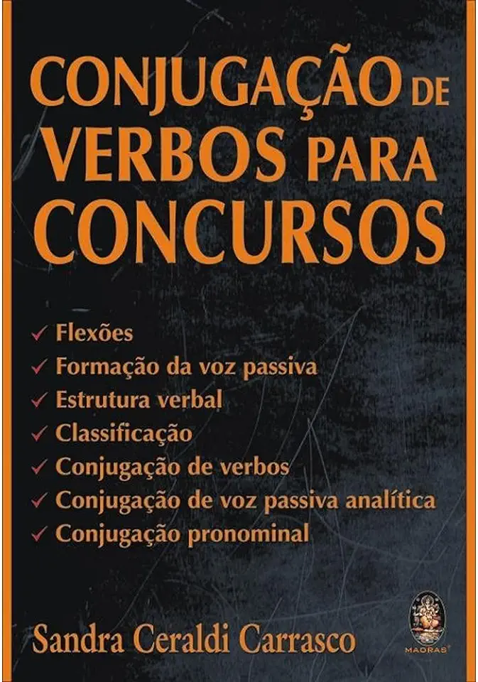 Capa do Livro Conjugação de Verbos para Concursos - Sandra Ceraldi Carrasco