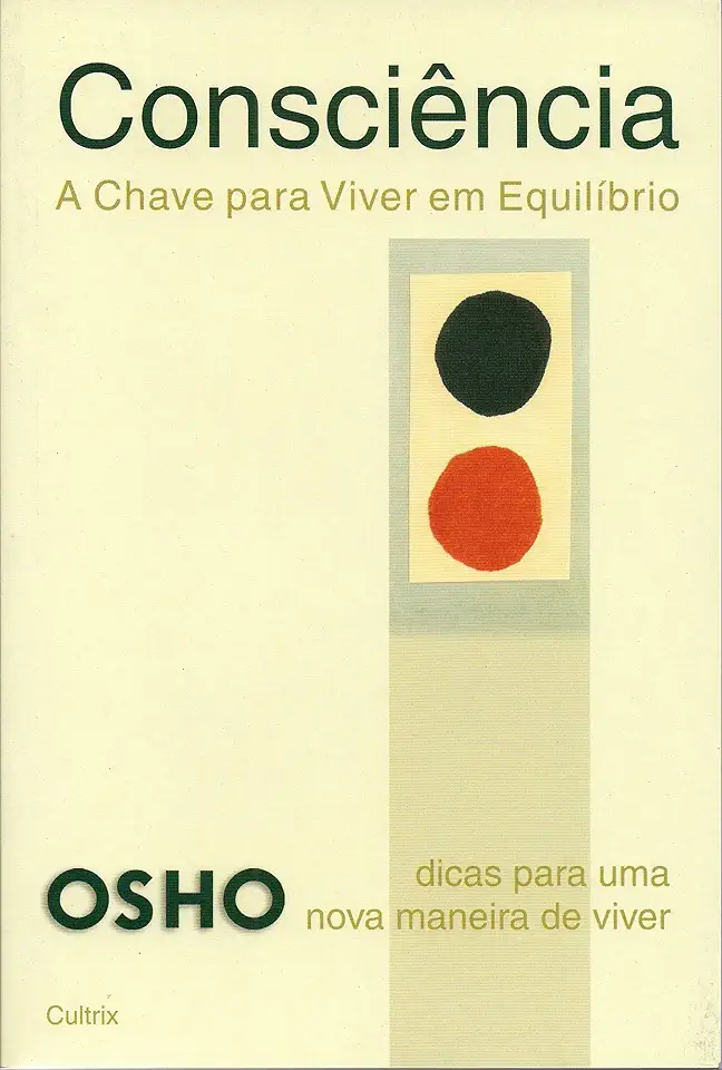 Capa do Livro Consciência - a Chave para Viver Em Equilíbrio - Osho