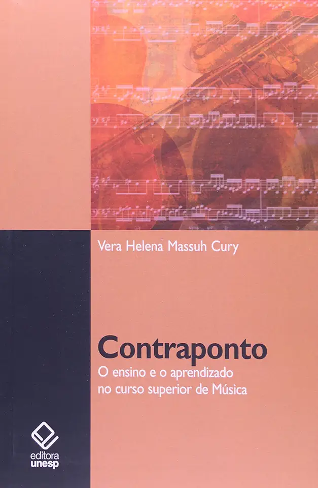 Capa do Livro Contraponto - o Ensino e o Aprendizado no Curso Superior de Música - Vera Helena Massuh Cury