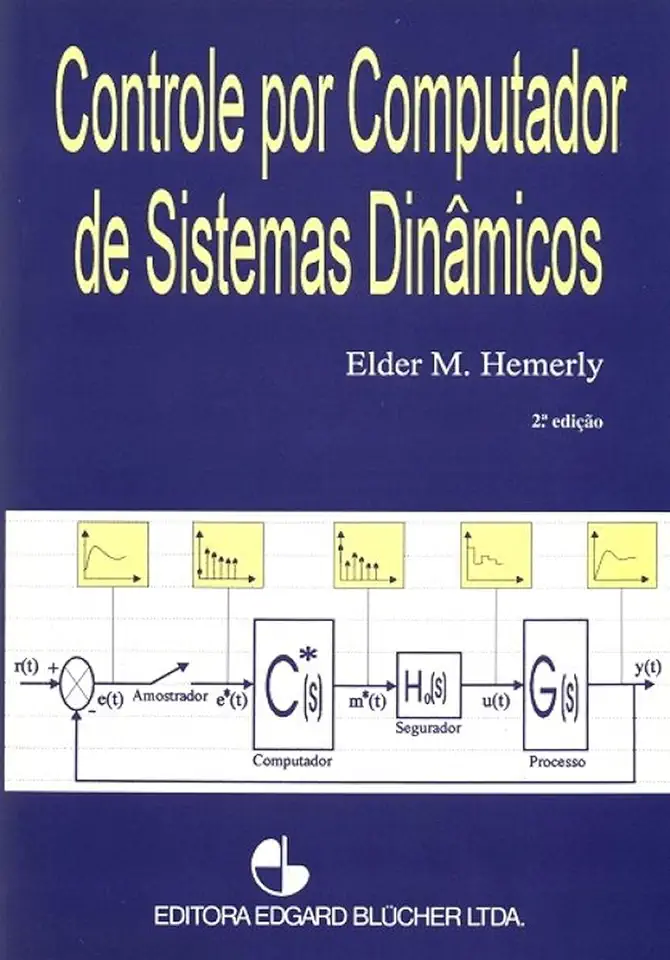 Capa do Livro Controle por computador de sistemas dinâmicos - Elder M. Hemerly