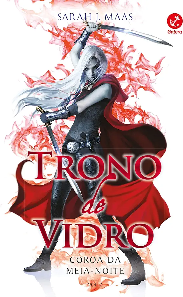 Capa do Livro Coroa da Meia-noite - Vol. 2 - Série Trono de Vidro - Sarah J. Maas