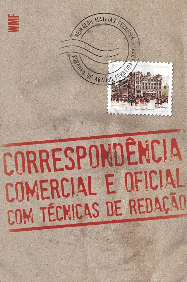 Capa do Livro Correspondência Comercial e Oficial - Reinaldo Mathias Ferreira