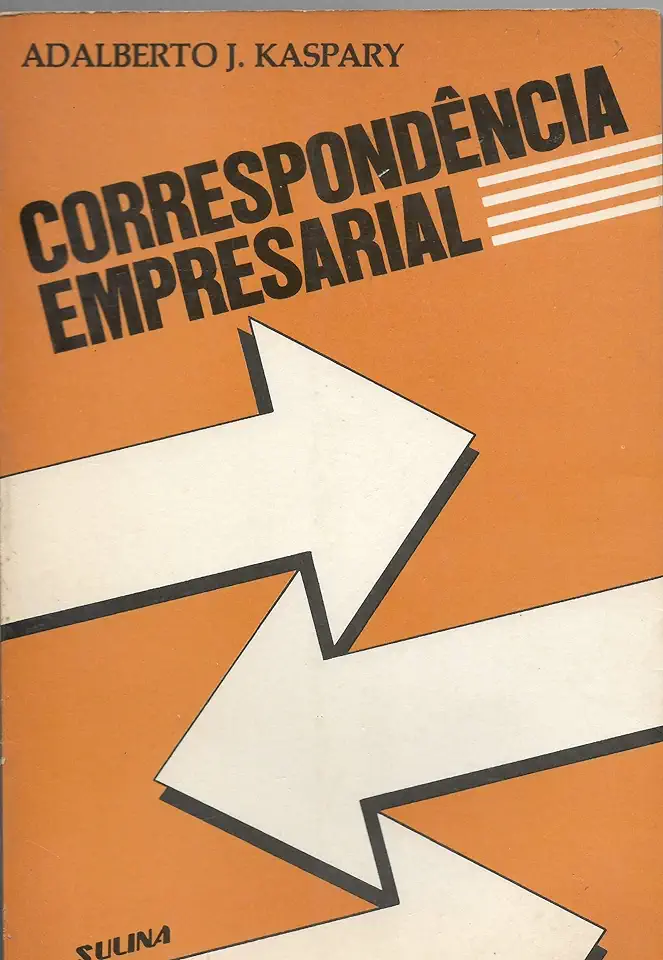 Capa do Livro Correspondência Empresarial - Adalberto J. Kaspary