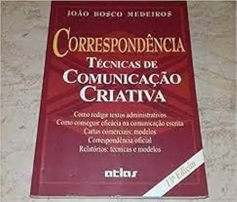 Capa do Livro Correspondência - Técnicas de Comunicação Criativa - João Bosco Medeiros