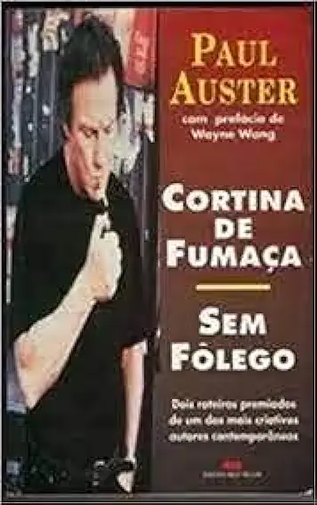 Capa do Livro Cortina de Fumaça / sem Fôlego - Paul Auster