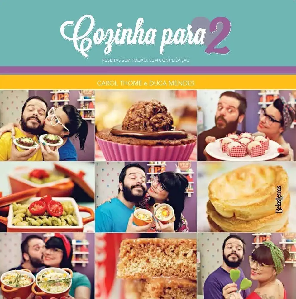 Capa do Livro Cozinha Para 2 Receitas Sem Fogão Sem Complicação - Carol Thome