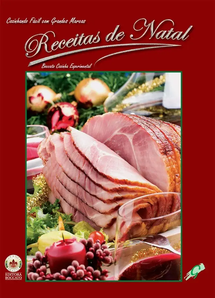 Capa do Livro Cozinhando Fácil com Grandes Marcas: Receitas de Natal - BOCCATO