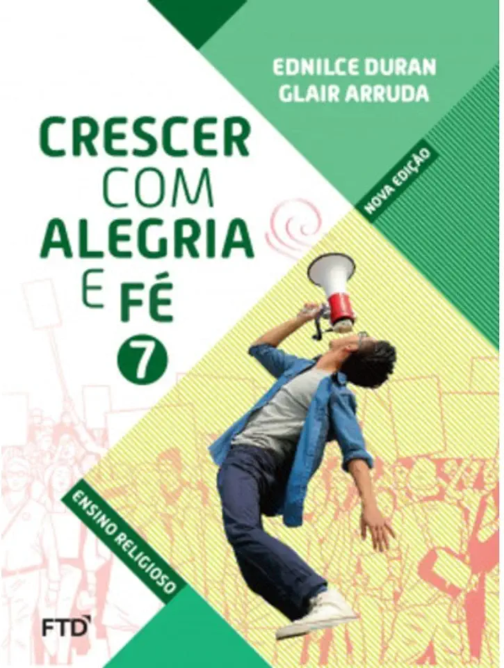 Capa do Livro Crescer Com Alegria e Fe - 9º Ano - Ednilce Duran