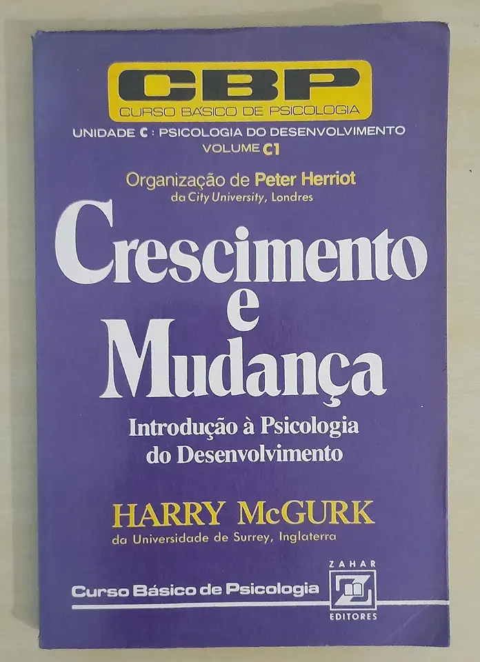 Capa do Livro Crescimento e Mudança - Harry Mcgurk