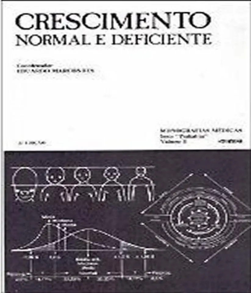 Capa do Livro Crescimento Normal e Deficiente - Eduardo Marcondes