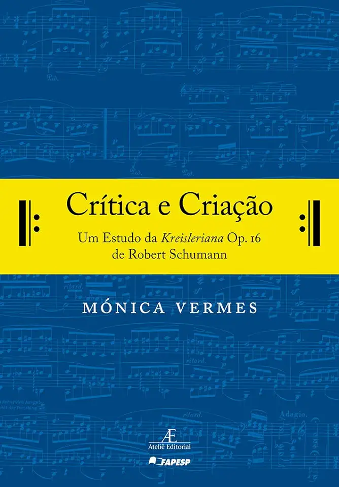 Capa do Livro Crítica e Criação - Monica Vermes