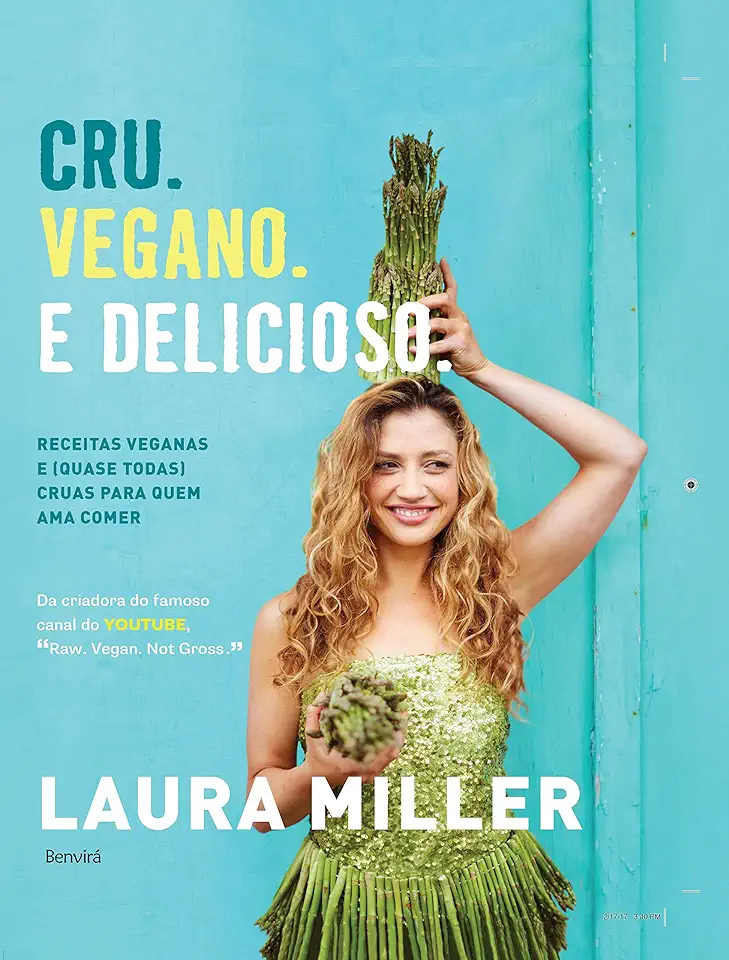 Capa do Livro Cru. Vegano. E delicioso - Miller, Laura