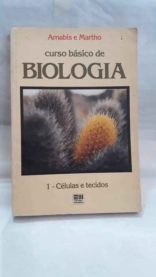 Capa do Livro Curso Básico de Biologia 1 - Células e Tecidos - Amabis e Martho