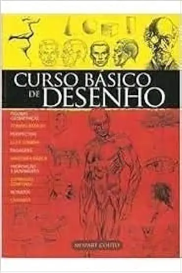 Capa do Livro Curso Básico de Desenho - Mozart Couto