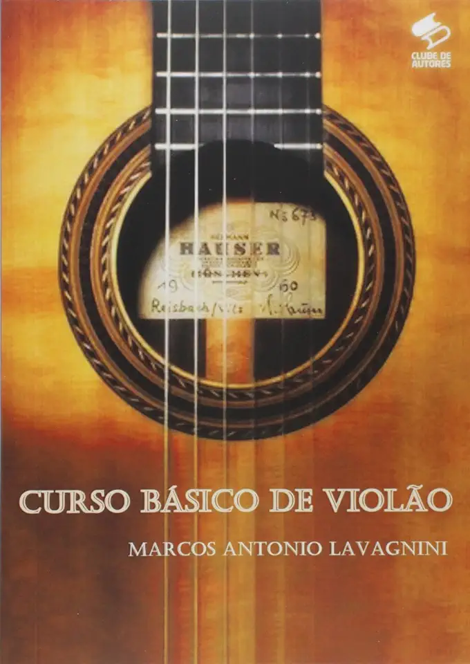 Capa do Livro CURSO BÁSICO DE VIOLÃO - MARCOS ANTONIO LAVAGNINI