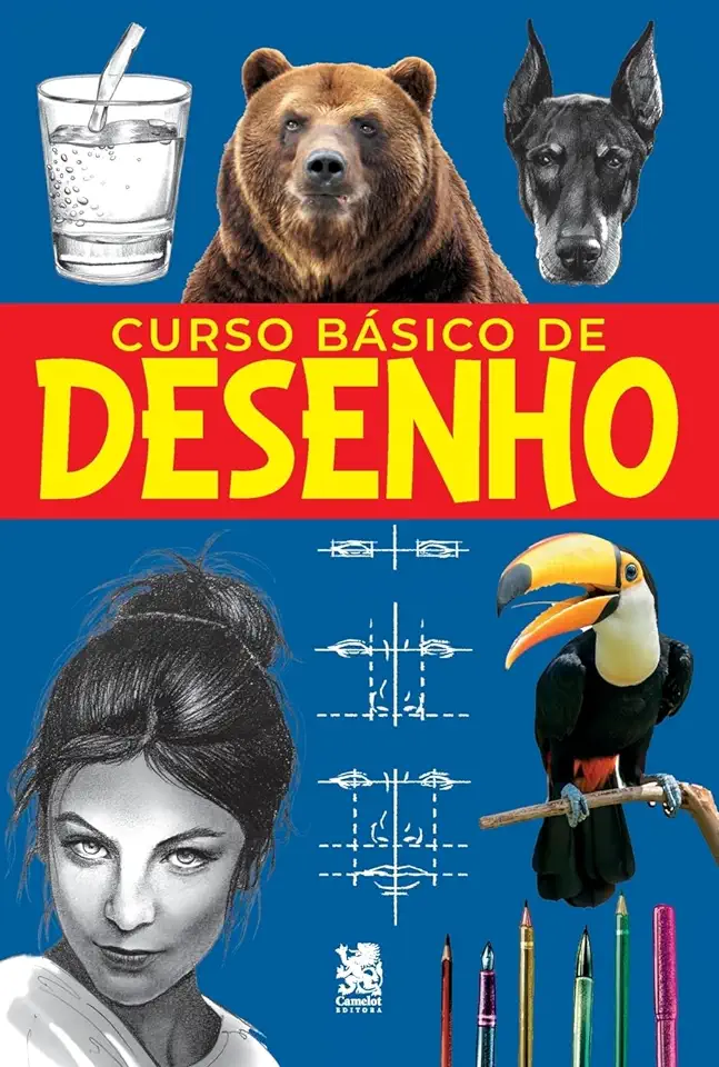 Capa do Livro Curso de Desenho e Pintura Desenho a Lápis - Editora Globo