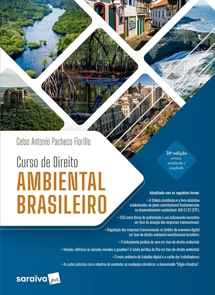 Capa do Livro Curso de Direito Ambiental Brasileiro - Celso Antonio Pacheco Fiorillo