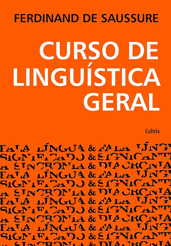 Capa do Livro Curso de Linguística Geral - Ferdinand de Saussure