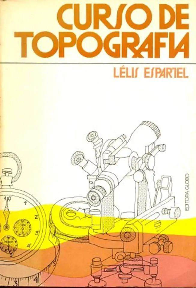 Capa do Livro Curso de Topografia - Lélis Espartel