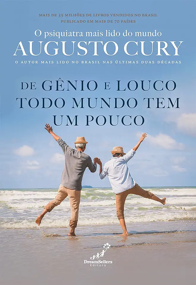 Capa do Livro De Gênio e Louco Todo Mundo Tem um Pouco - Augusto Cury