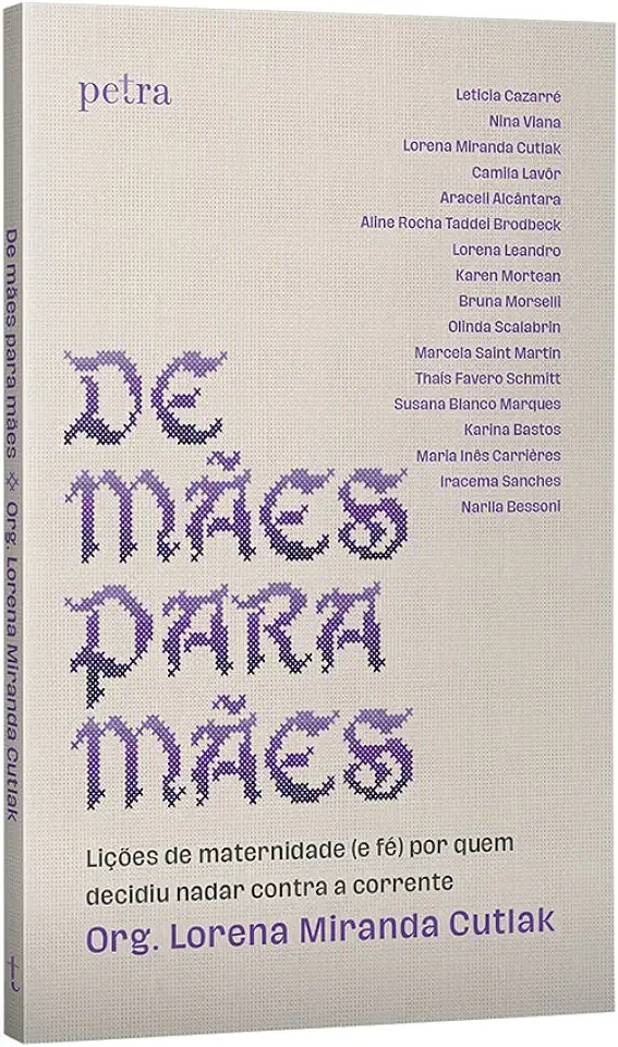 Capa do Livro De mães para mães - Lorena Miranda Cutlak