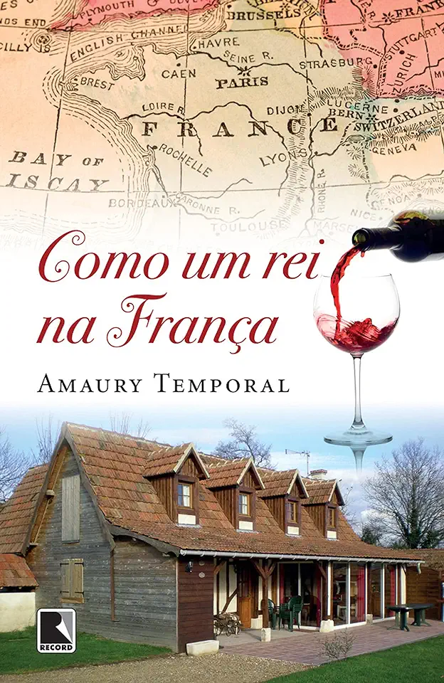 Capa do Livro De Vinhos e Rosas - Amaury Temporal