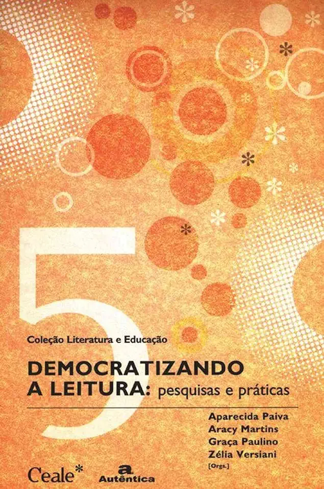 Capa do Livro Democratizando a Leitura Pesquisas e Práticas - Aparecida Paiva