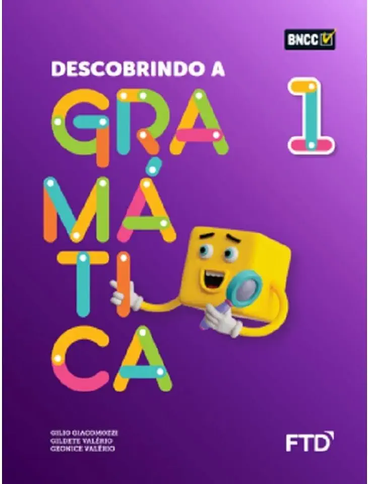 Capa do Livro Descobrindo a Gramática - Gilio Giacomozzi