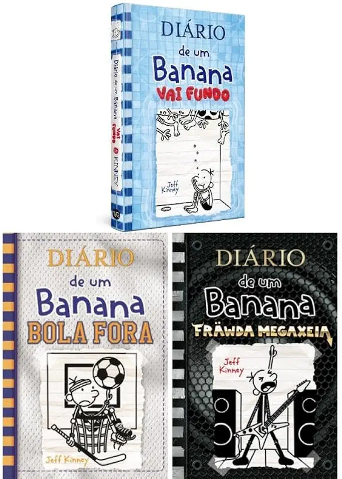 Capa do Livro Diário de um Banana 17: Frawda Megaxeia - Jeff Kinney