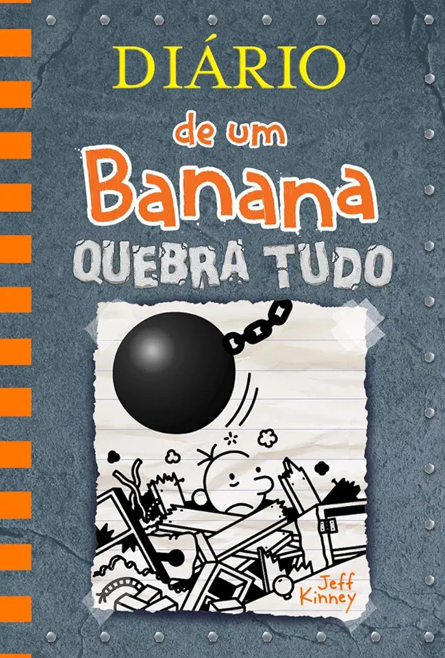 Capa do Livro Diário de um banana - Quebra Tudo - Jeff Kinney