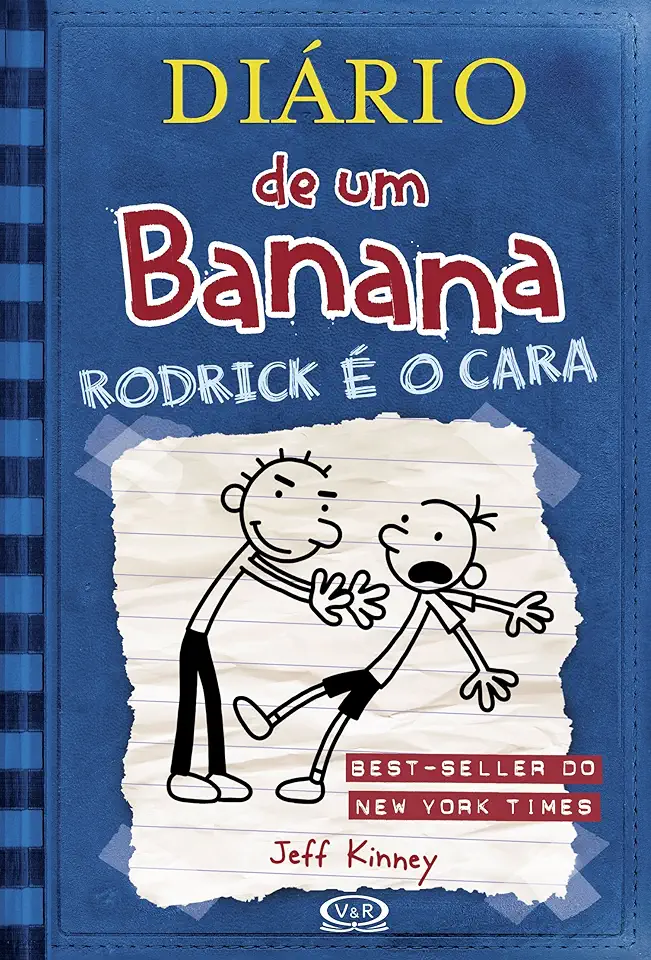 Capa do Livro Diário de um Banana - Rodrick é o Cara - Jeff Kinney