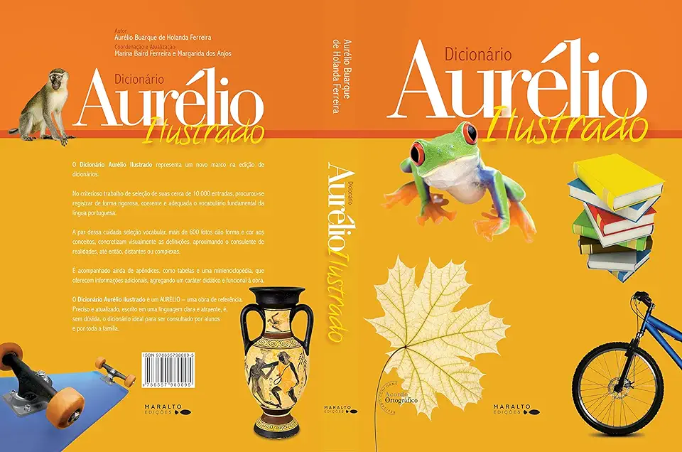 Capa do Livro Dicionário Aurélio Ilustrado - Aurélio Buarque de Holanda Ferreira