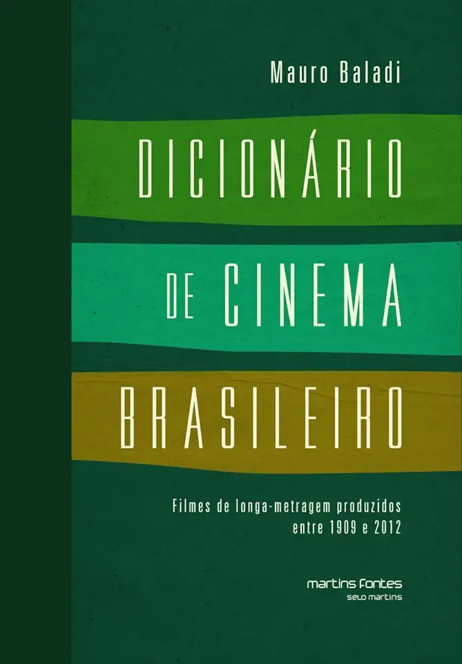 Capa do Livro Dicionário de Cinema Brasileiro - Mauro Baladi