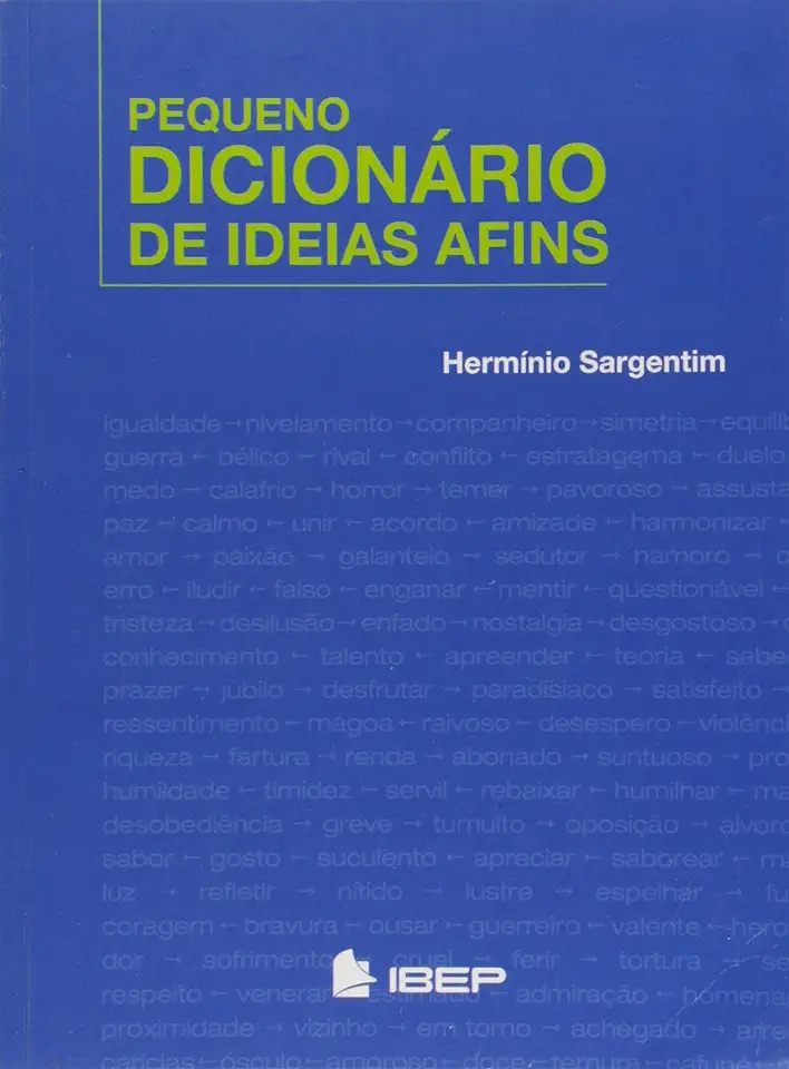 Capa do Livro Dicionário de Idéias Afins - Hermínio Sargentim