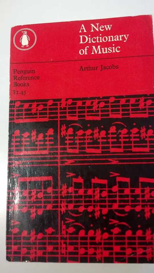 Capa do Livro Dicionário de Música - Arthur Jacobs