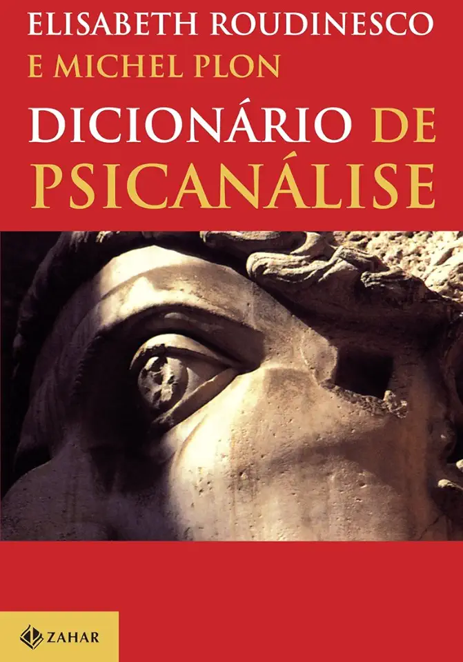 Capa do Livro Dicionário de Psicanálise - Elisabeth Roudinesco e Michel Plon