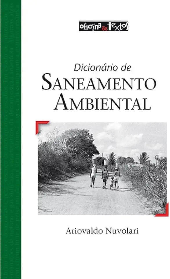 Capa do Livro Dicionário de Saneamento Ambiental - Ariovaldo Nuvolari