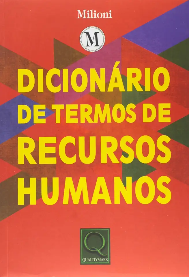 Capa do Livro Dicionário de Termos de Recursos Humanos - Benedito Milioni