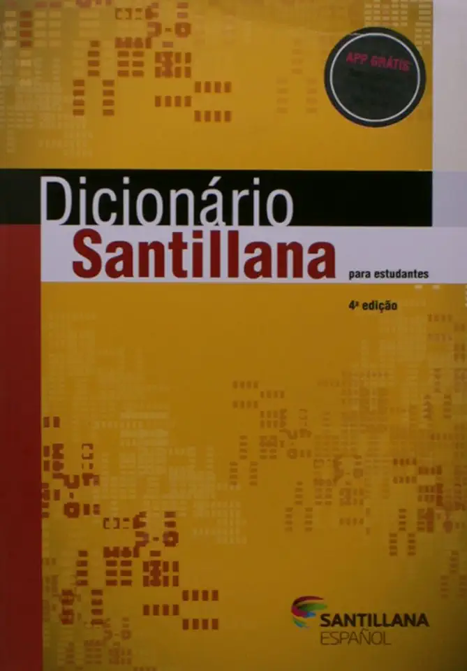 Capa do Livro Dicionário Santillana para Estudantes - Miguel Diaz y García Talavera