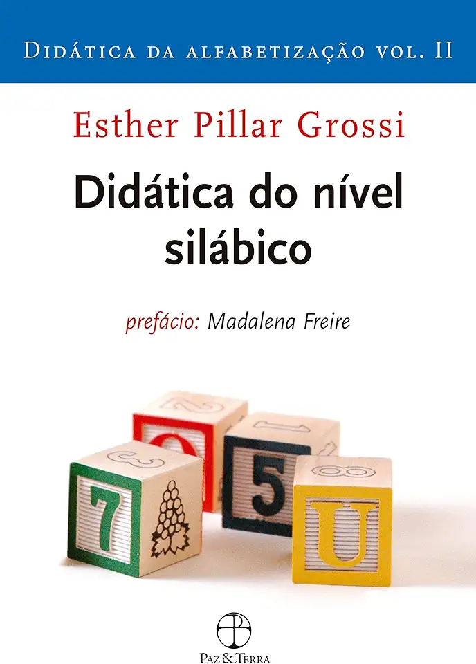 Capa do Livro Didática do Nível Silábico - Esther Pillar Grossi