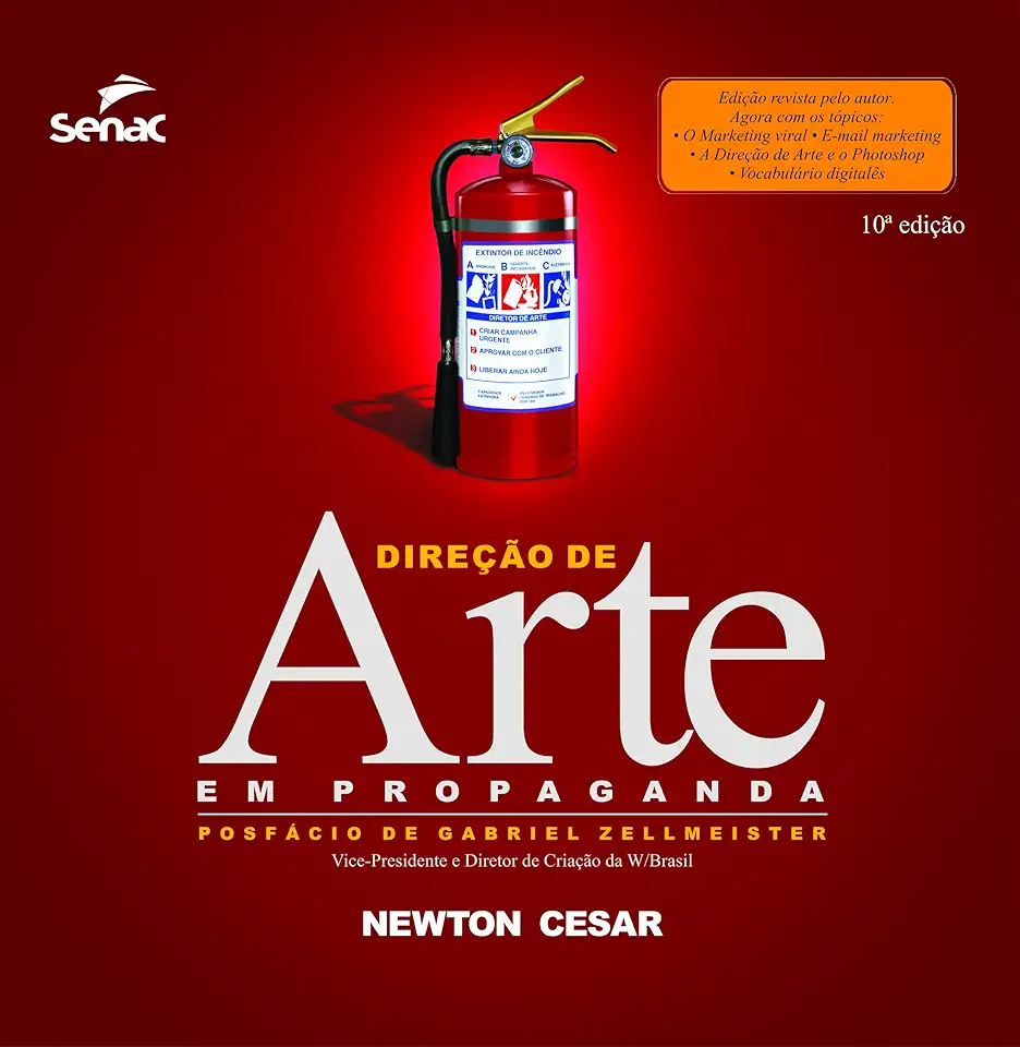 Capa do Livro Direção de Arte Em Propaganda - Newton Cesar