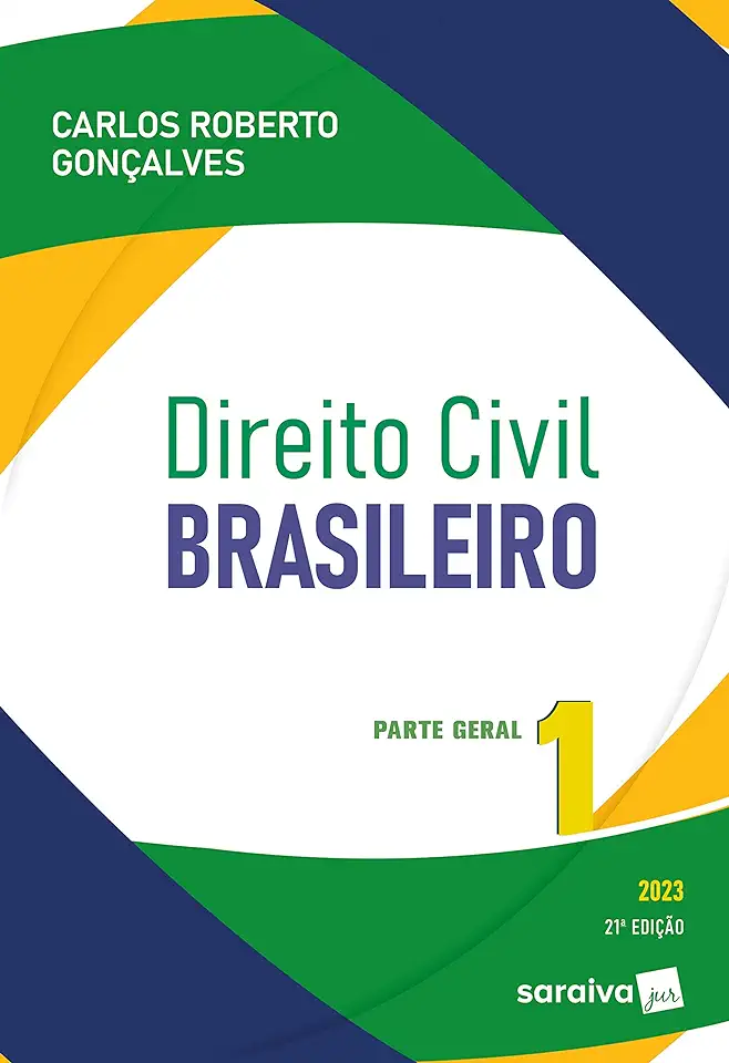 Capa do Livro Direito Civil Brasileiro Vol. 1 - Parte Geral - Carlos Roberto Gonçalves