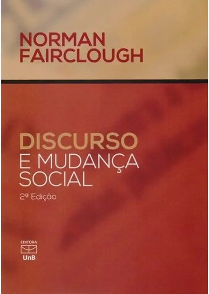 Capa do Livro Discurso e Mudança Social - Norman Fairclough