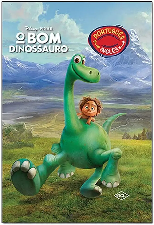 Capa do Livro Disney - Bilingue - O Bom Dinossauro - Disney