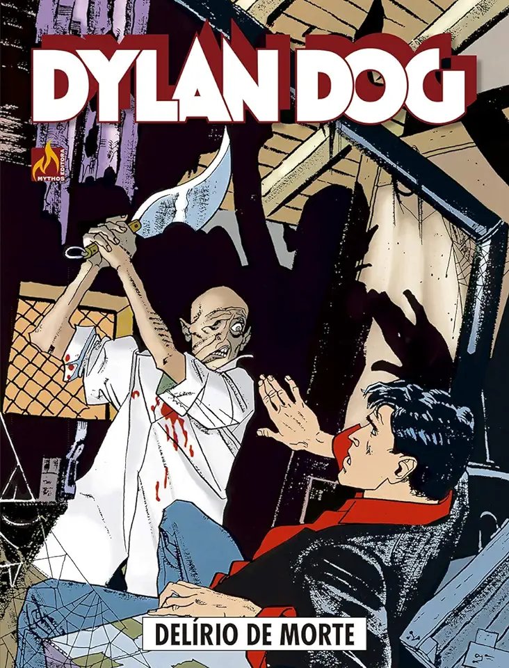 Capa do Livro Dylan Dog - volume 04 - Delírio de morte - Chiaverotti, Claudio